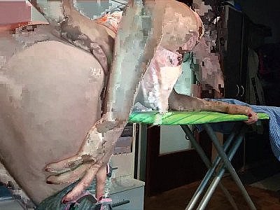 Belle-mère Cum sur le visage