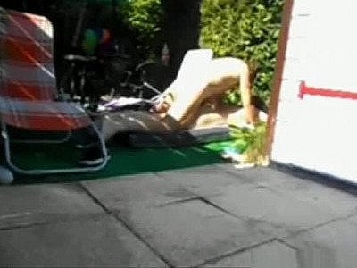 Un petit tour au jardin avec ma femme Sandy