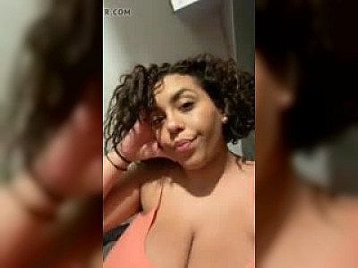 French girls show huge tits on periscope