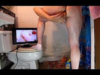 Silly fag fucks his skinny ass hardcore! footlong