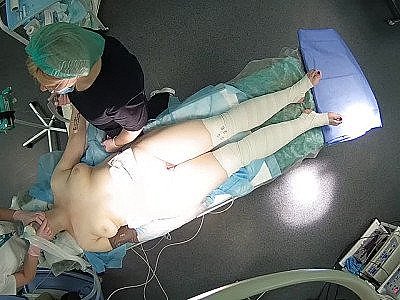 Woman in surgery