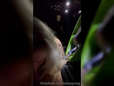 hot asian was waiting for her boyfriend but ended up having sex in a stranger's 