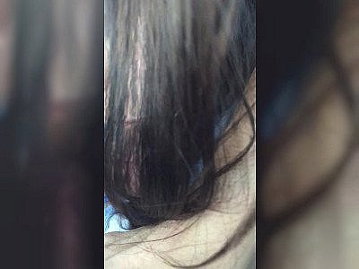 Ashley suçant une bite