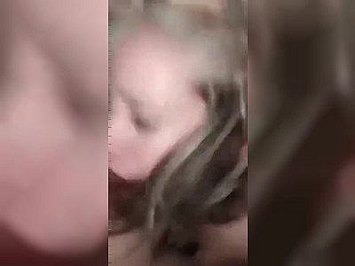 Hot wild slut taking 2 dicks