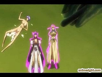 Shemale hentai caught and hard fucked by monster anime