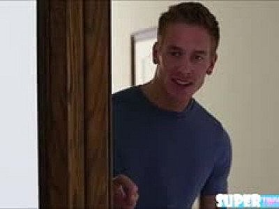 Sexy funsize Alexia Gold is left alone in their house and gets fucked