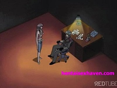 Hentai sex teacher caught by detective and punished her