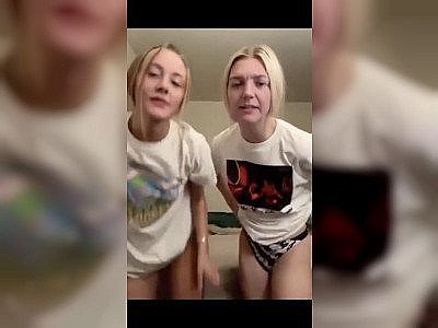 des ados qui se font plaisir en sous-vêtements avec leurs gros culs.