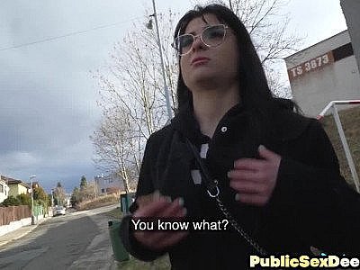 Picked up busty babe fucked for cash in POV by sex agent