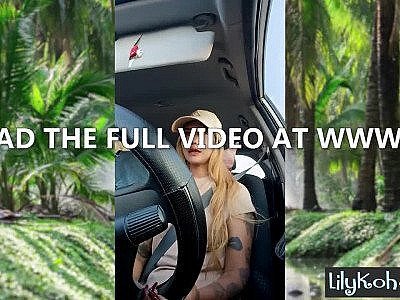 Cute Asian teen posed before masturbation and pleased herself