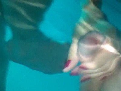 Playing with a stranger in the sauna