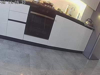 Wife cheats with neighbor in the kitchen