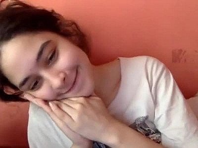 Amateur busty camgirl teasing (softcore)