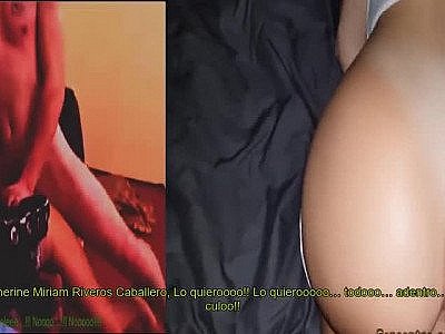 Katherine Miriam Riveros Caballero despertada por culito
