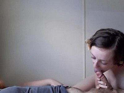 Beautiful Teen Sucks and Swallows