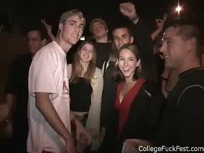 Coed party slut fucked in doggystyle sex romp