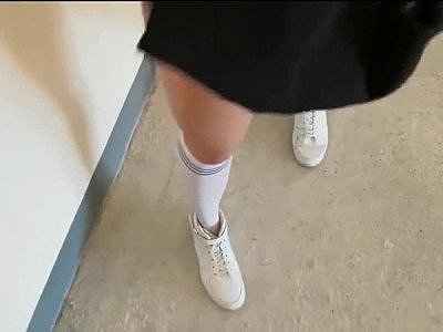 Fucking in College Stairway