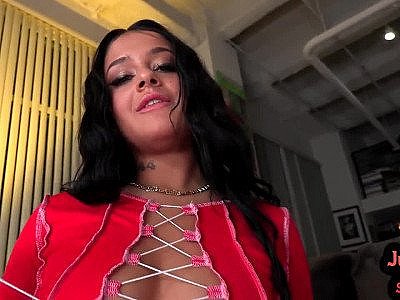 POV amateur babe nailed in hairy muff while talking dirty