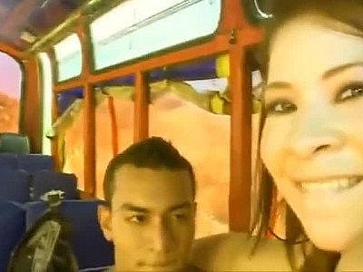 Hot Babe Gets Fucked on The Bus