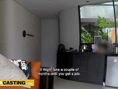 Latina Casting - 18yo Amateur Taking Rough Big Dick Fake Agent