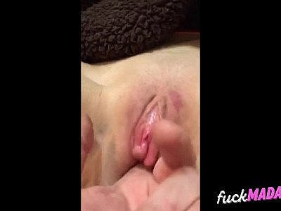 Pussy cum girl's pussy cumming hard again soaking wet