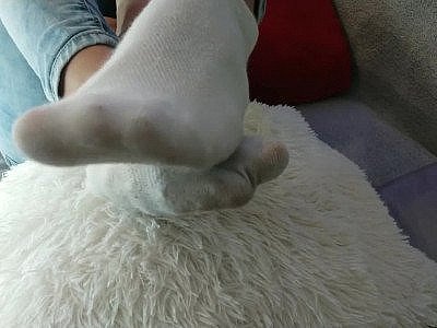 I know you like socks on my feet