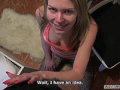 Czech Streets 104: Martina the Snapchat girl