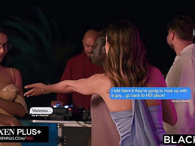 Blacked BBC-Hungry Besties Elena Vedem, Vanessa Alessia, & Sophie Weber Take Tur